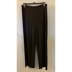 NWT Collectibles Petite Sophisticate  Stretch Women's Black Dress Pants Medium